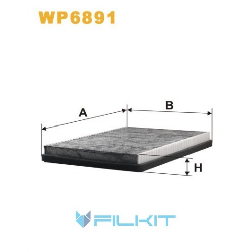Cabin air filter WP6891 [WIX]