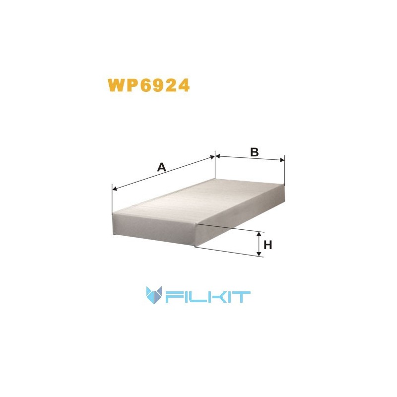 Cabin air filter WP6924 [WIX]