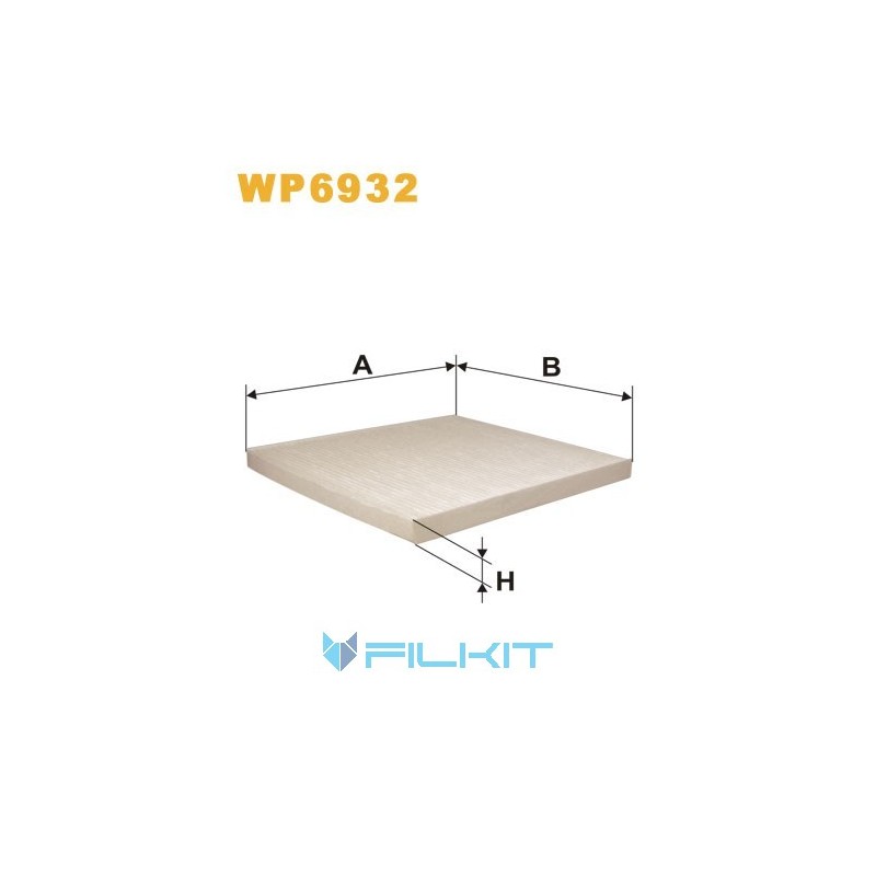 Cabin air filter WP6932 [WIX]