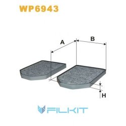 Cabin air filter WP6943 [WIX]