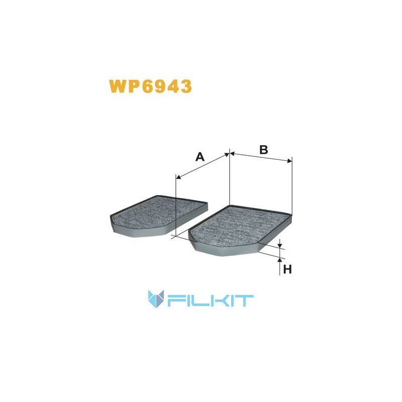 Cabin air filter WP6943 [WIX]