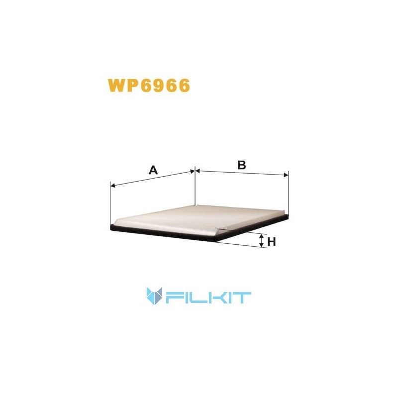 Cabin air filter WP6966 [WIX]