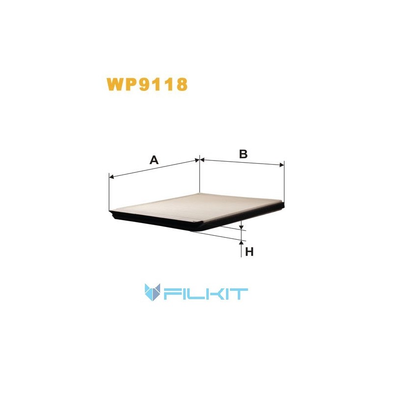 Cabin air filter WP9118 [WIX]