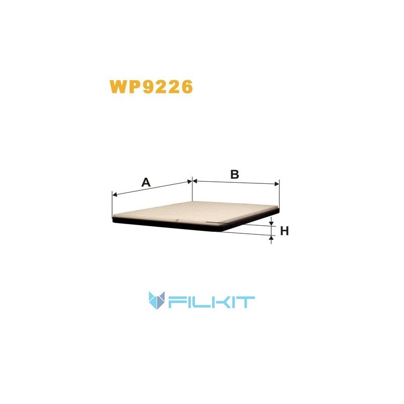 Cabin air filter WP9226 [WIX]