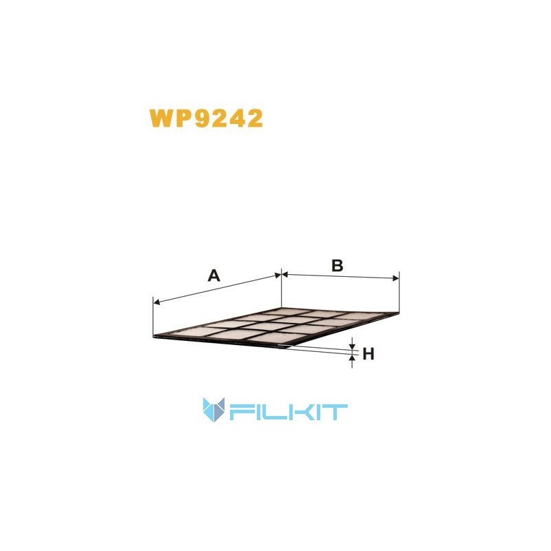 Cabin air filter WP9242 [WIX]