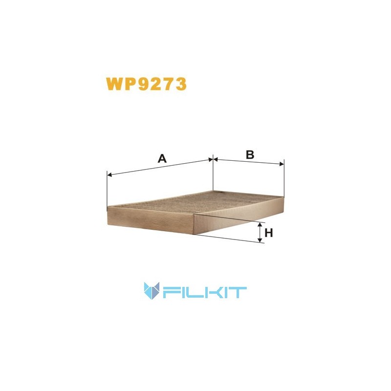 Cabin air filter WP9273 [WIX]