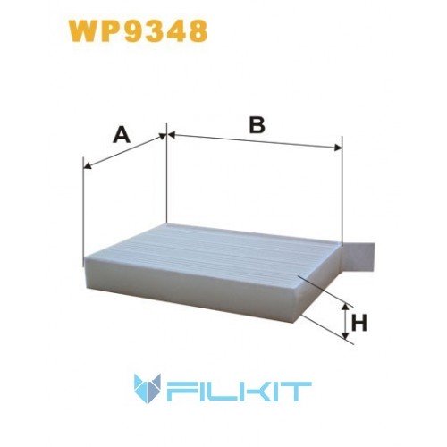 Cabin air filter WP9348 [WIX]