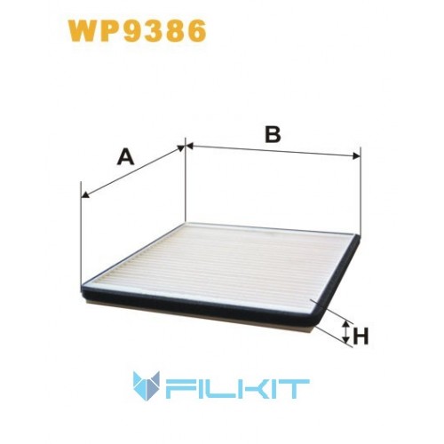 Cabin air filter WP9386 [WIX]