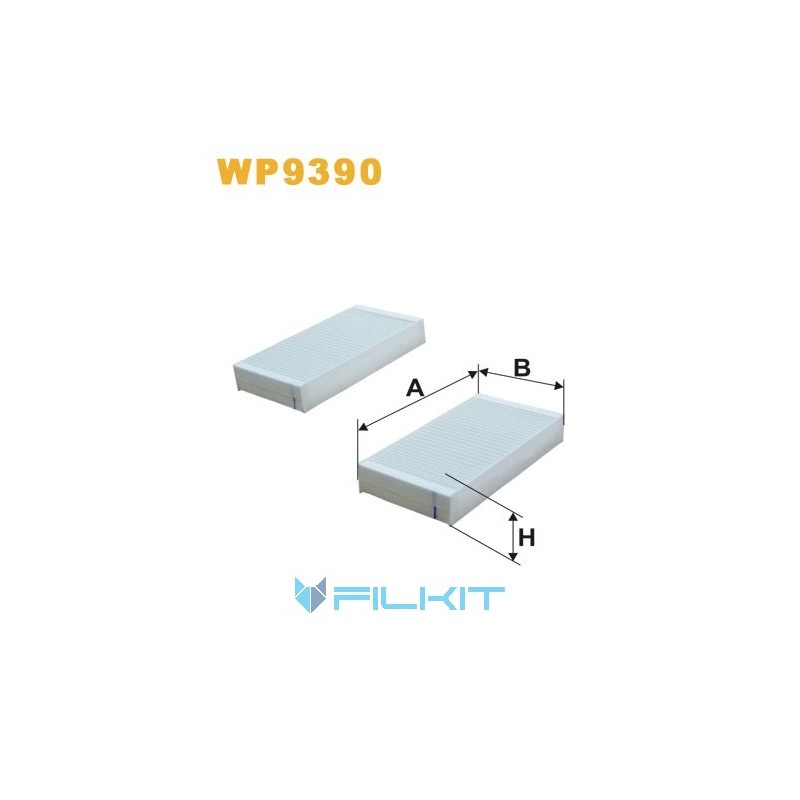 Cabin air filter WP9390 [WIX]
