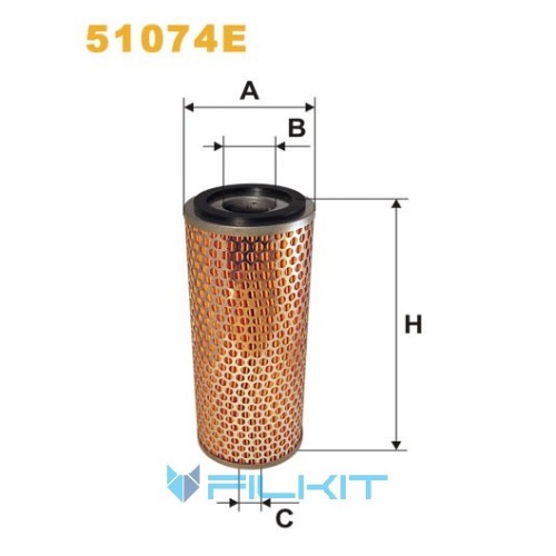 Oil filter (insert) 51074E [WIX]