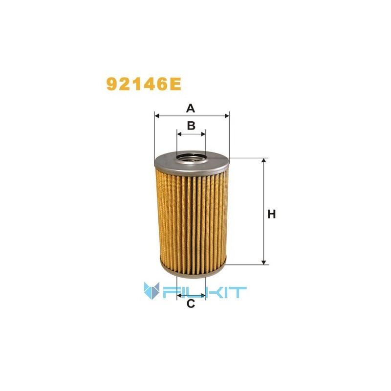 Oil filter (insert) 92146E [WIX]