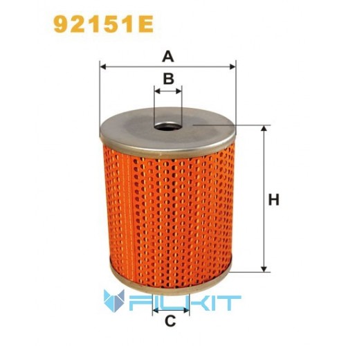 Oil filter (insert) 92151E [WIX]