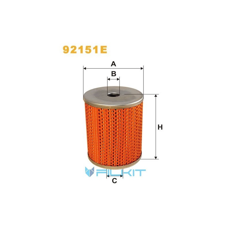 Oil filter (insert) 92151E [WIX]