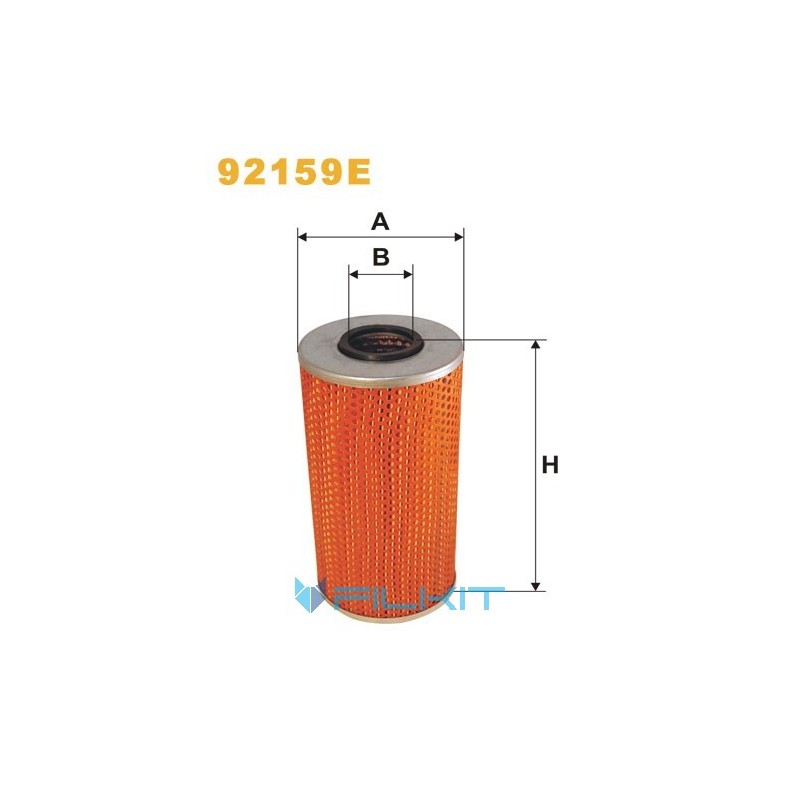 Oil filter (insert) 92159E [WIX]