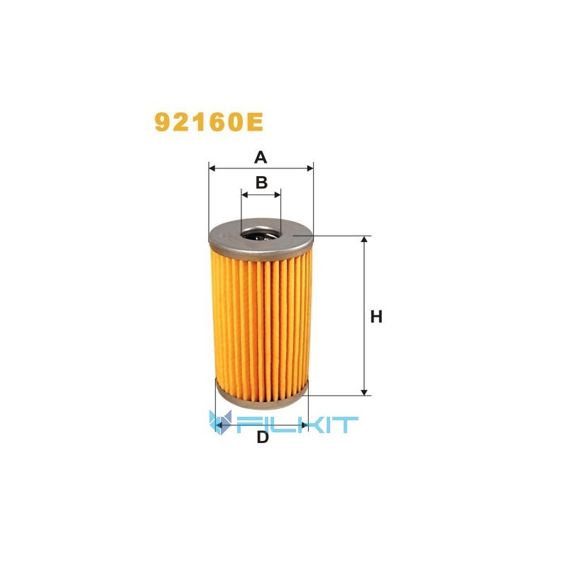 Oil filter (insert) 92160E [WIX]