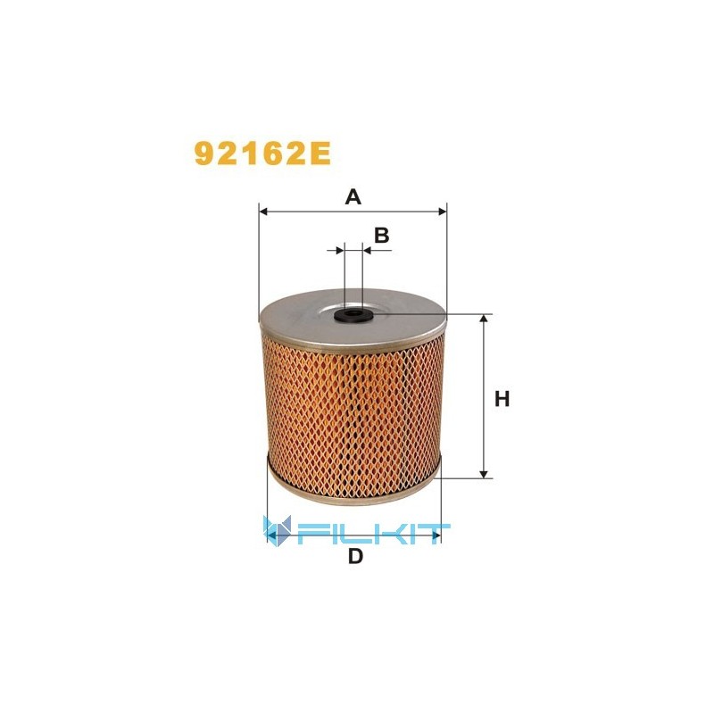 Oil filter (insert) 92162E [WIX]