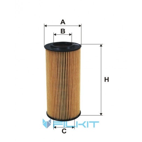 Oil filter (insert) 92169E [WIX]