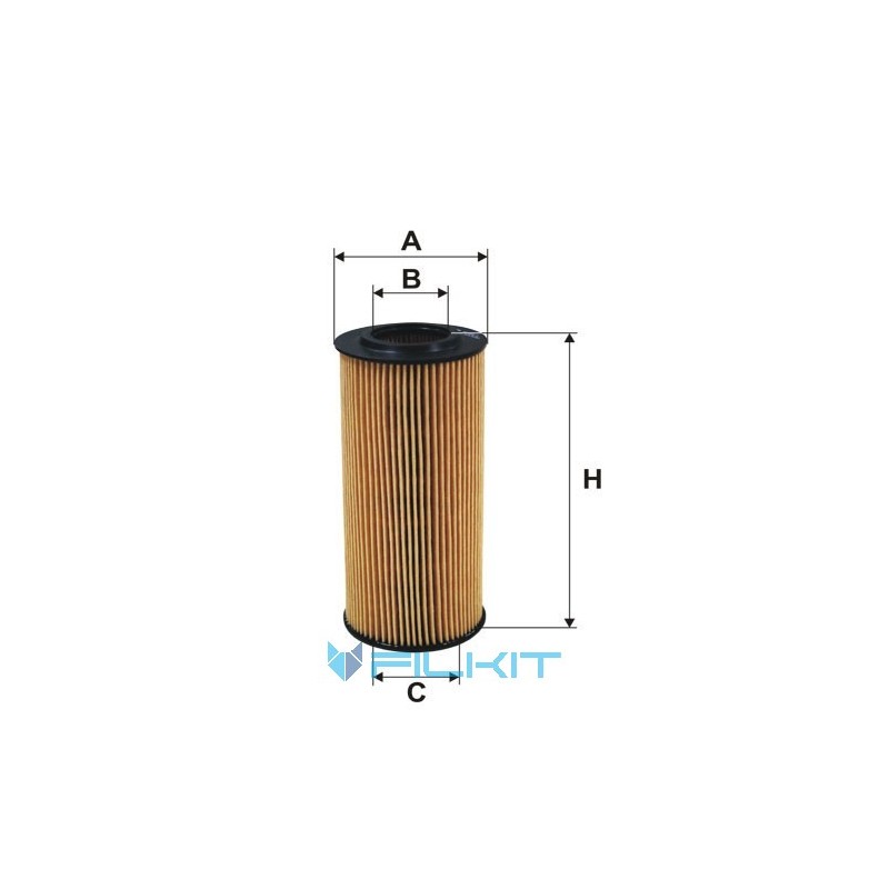 Oil filter (insert) 92169E [WIX]