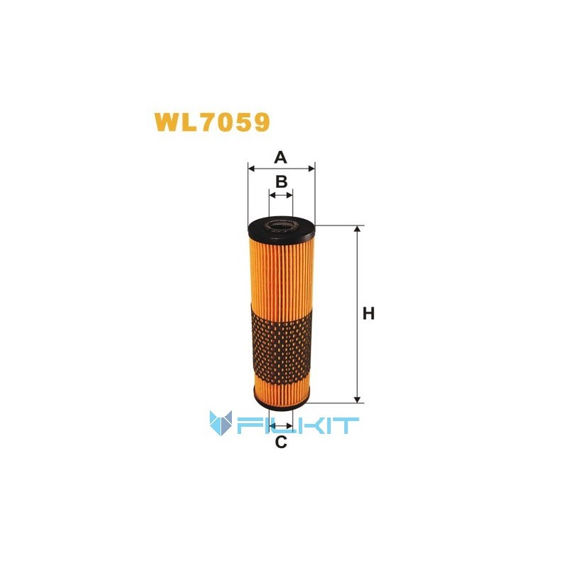 Oil filter (insert) WL7059 [WIX]