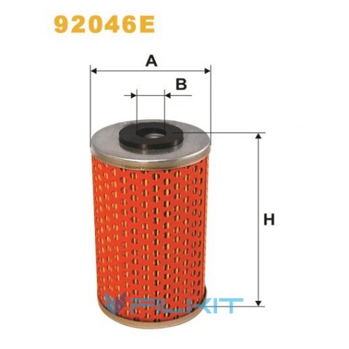 Hydraulic filter (insert) 92046E [WIX]