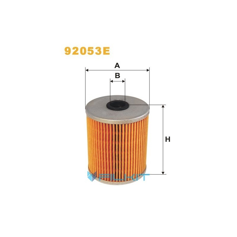 Hydraulic filter (insert) 92053E [WIX]