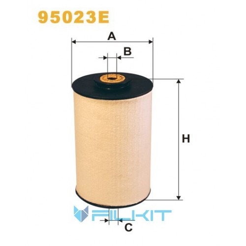 Fuel filter (insert) 95023E [WIX]