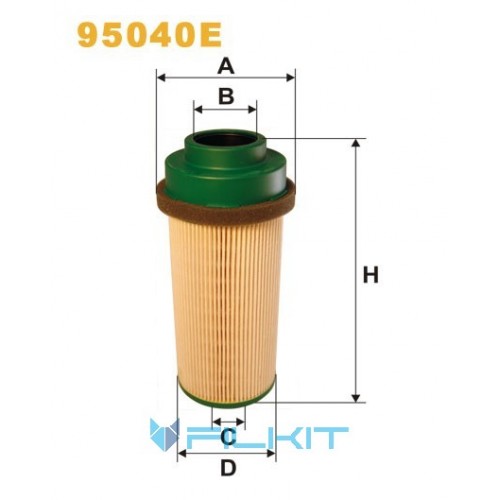 Fuel filter (insert) 95040E [WIX]