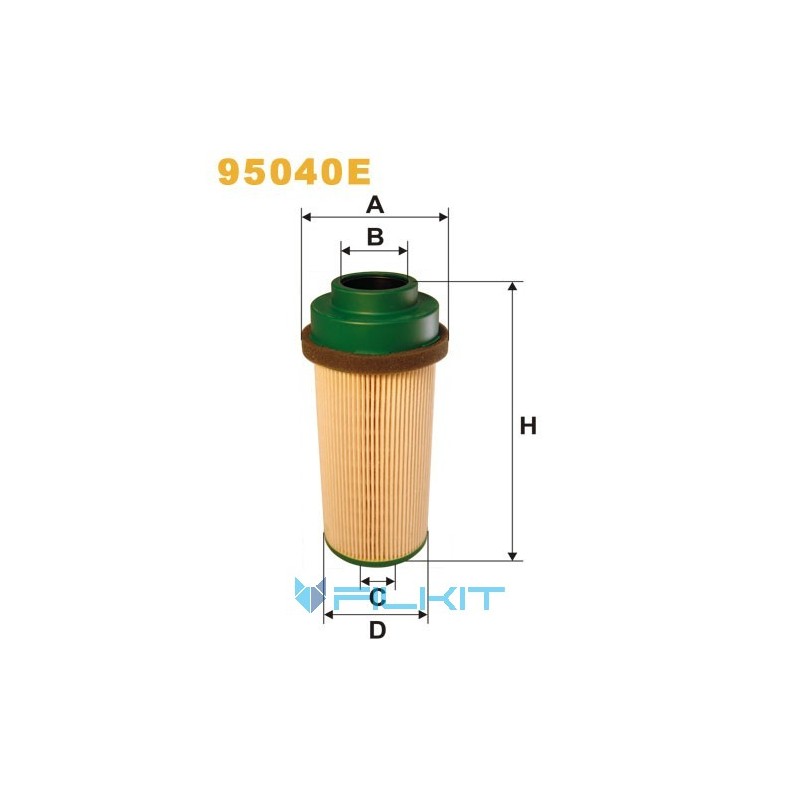 Fuel filter (insert) 95040E [WIX]