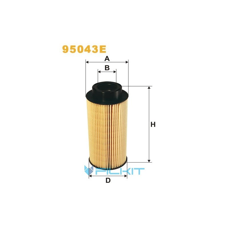 Fuel filter (insert) 95043E [WIX]