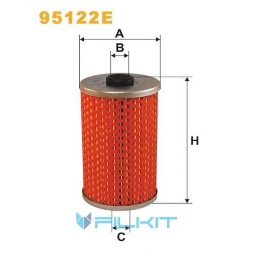 Фільтр паливний (вставка) 95122E [WIX]