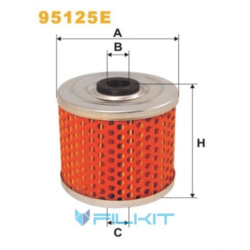 Fuel filter (insert) 95125E [WIX]