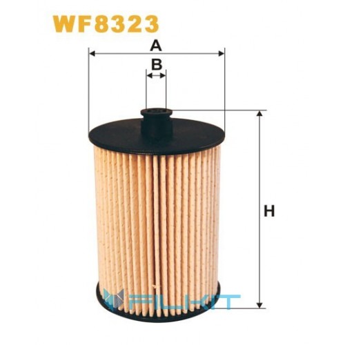 Fuel filter (insert) WF8323 [WIX]