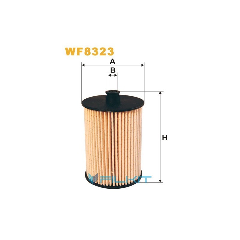 Fuel filter (insert) WF8323 [WIX]