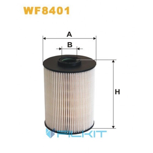 Fuel filter (insert) WF8401 [WIX]