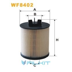 Fuel filter (insert) WF8402 [WIX]