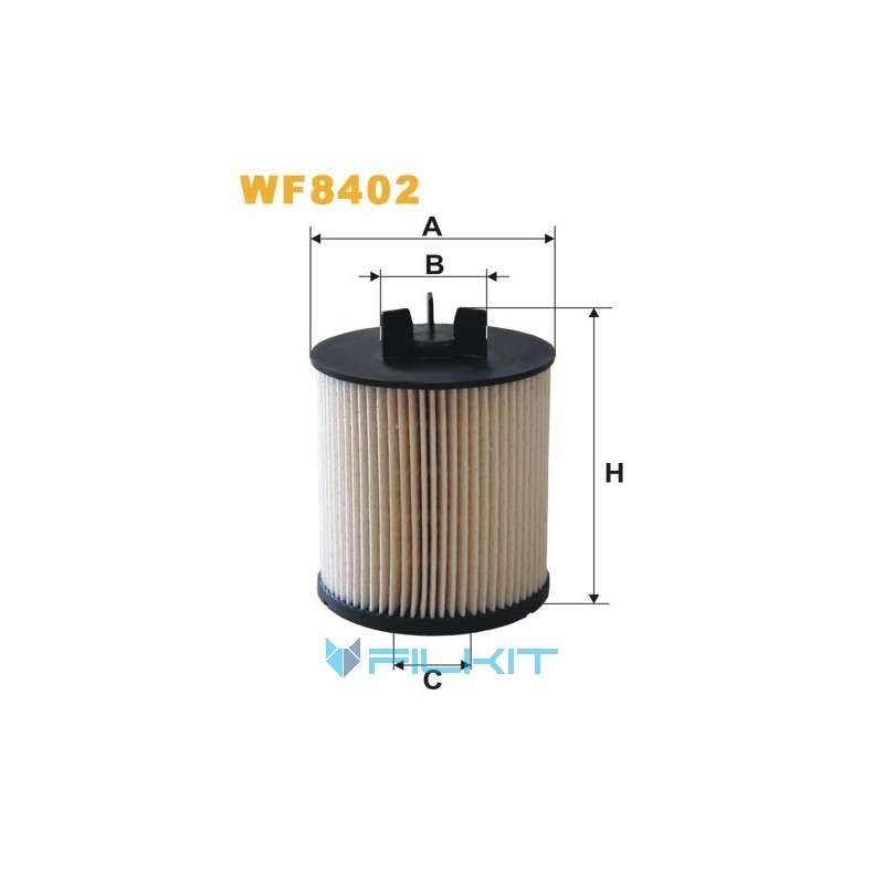 Fuel filter (insert) WF8402 [WIX]