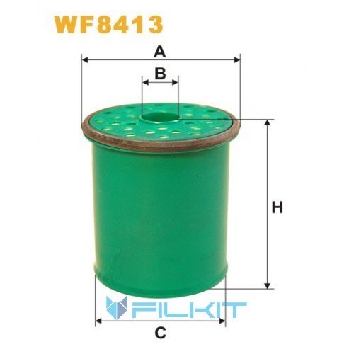 Fuel filter (insert) WF8413 [WIX]