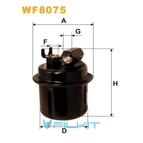 Фільтр паливний WF8075 [WIX]