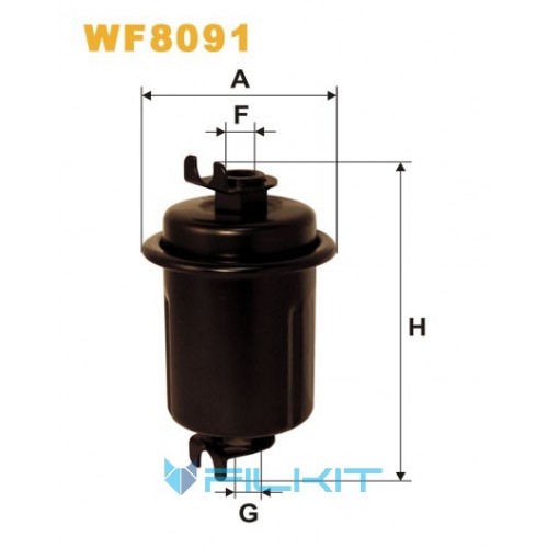 Фільтр паливний WF8091 [WIX]