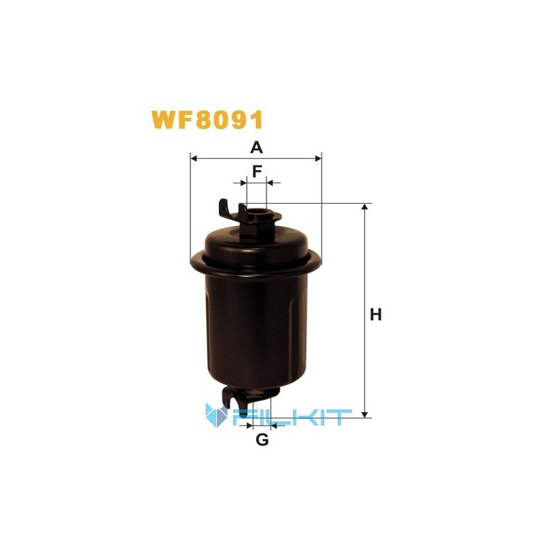 Фільтр паливний WF8091 [WIX]