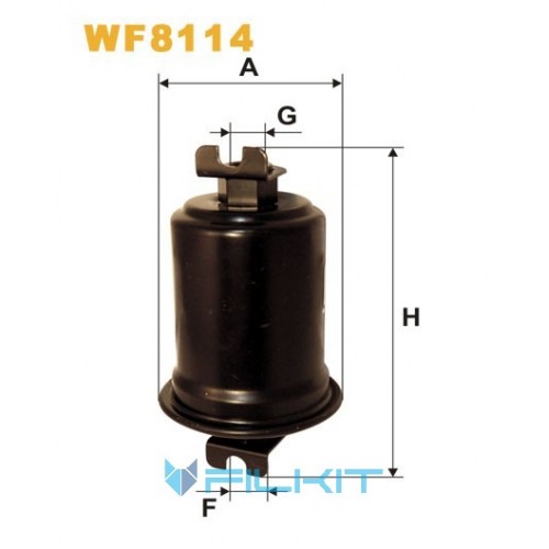 Фільтр паливний WF8114 [WIX]