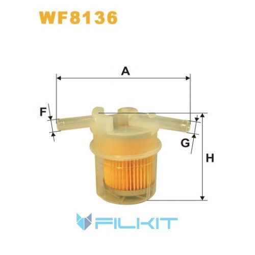 Фільтр паливний WF8136 [WIX]