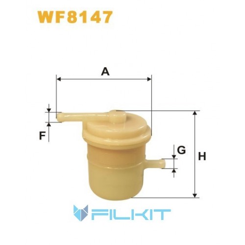 Фільтр паливний WF8147 [WIX]
