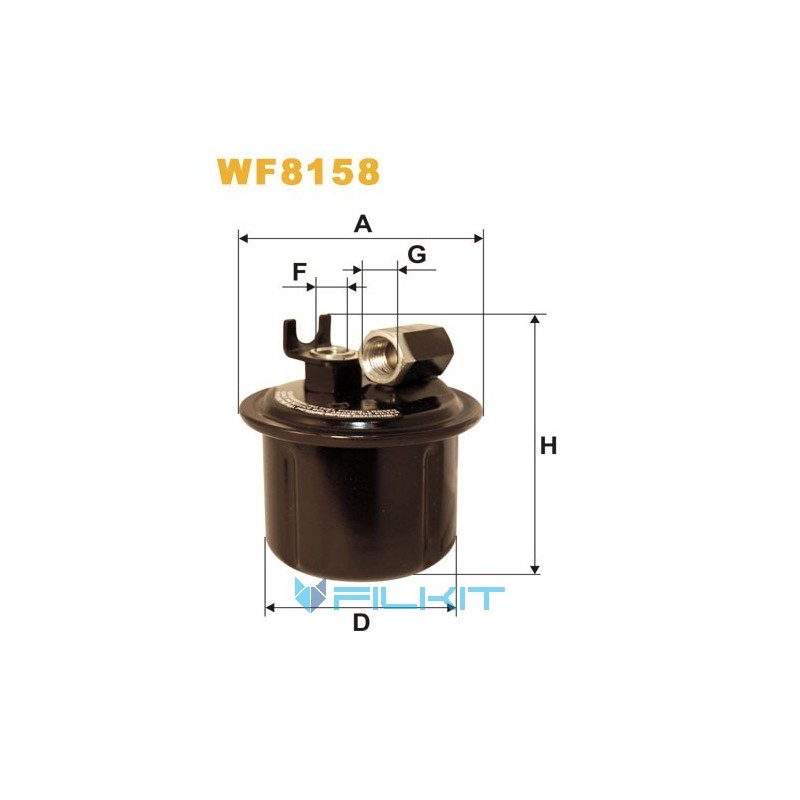 Фільтр паливний WF8158 [WIX]