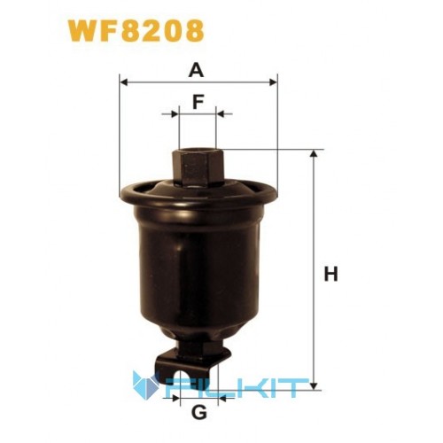 Фільтр паливний WF8208 [WIX]