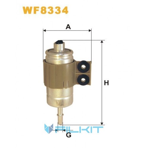 Фільтр паливний WF8334 [WIX]