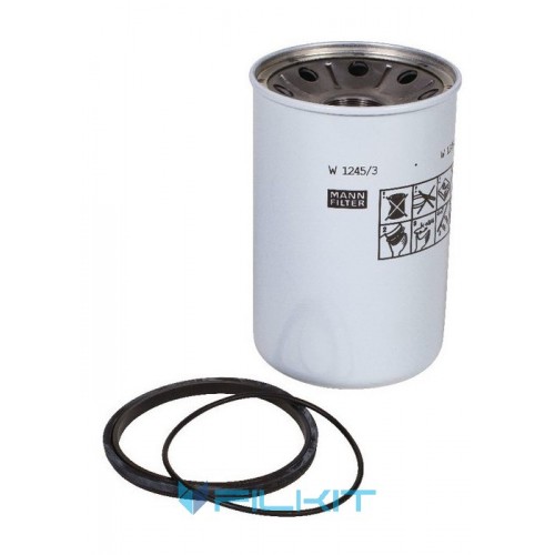 Hydraulic filter W 1245/3 x [MANN]