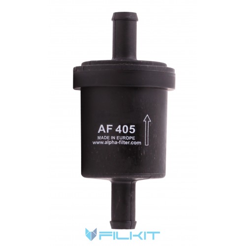 Фільтр паливний газовий (парової фази) AF 405 [ALPHA FILTER] пластик 12-12