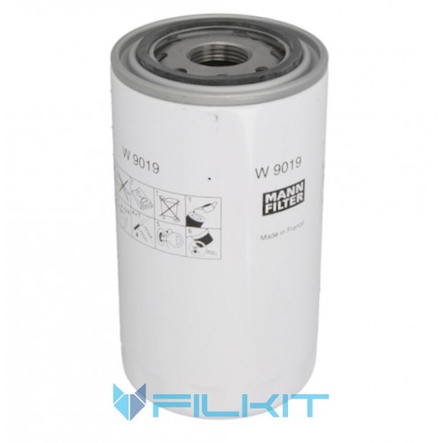 Oil filter of engine 0011782260 Claas, 6005031029 Renault, 84228488 CNH - W 9019 [MANN]
