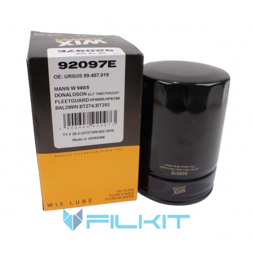 Oil filter 92097E [WIX]